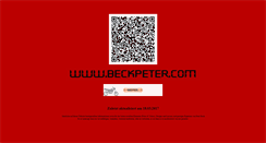 Desktop Screenshot of beckpeter.com