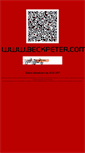 Mobile Screenshot of beckpeter.com