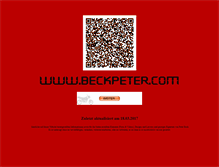 Tablet Screenshot of beckpeter.com